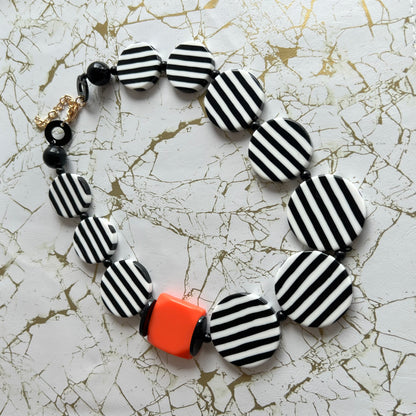 Fall in Orange Necklace Set