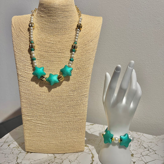 Jessie Turquoise Star Set