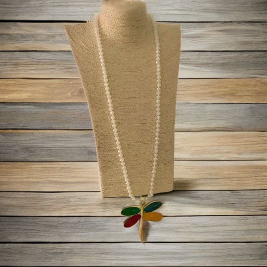 Multicolor Dragonfly Necklace