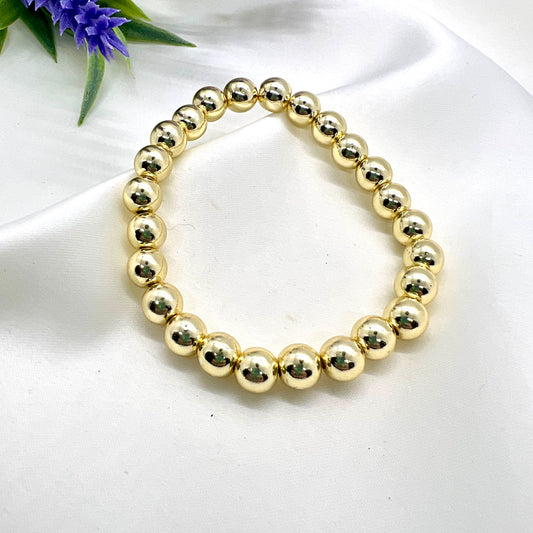 Gold Hematite Bracelet 8MM - Georgie Rosario Jewelry and more...