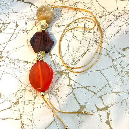 Autumn Tones Long Necklace