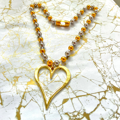 Elaine  Heart Necklace