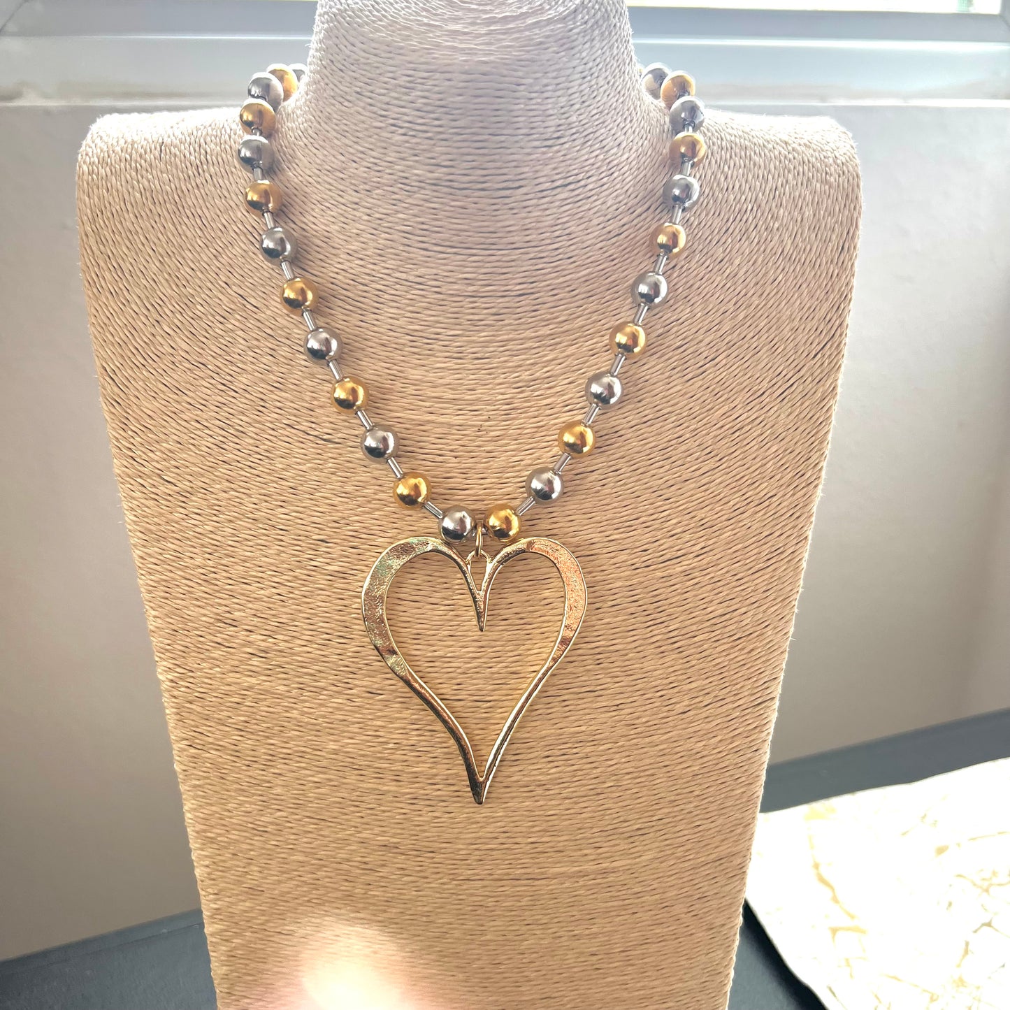 Elaine  Heart Necklace