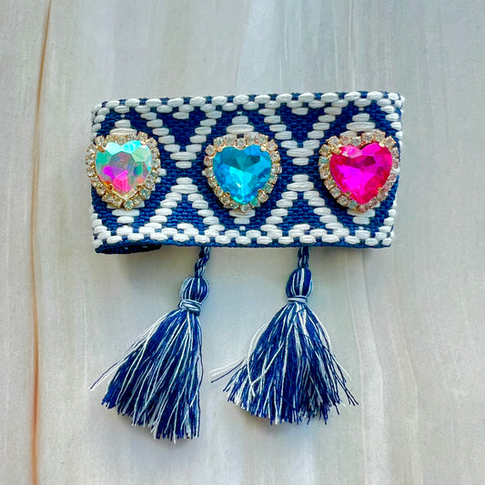 Blue Heart Bracelet