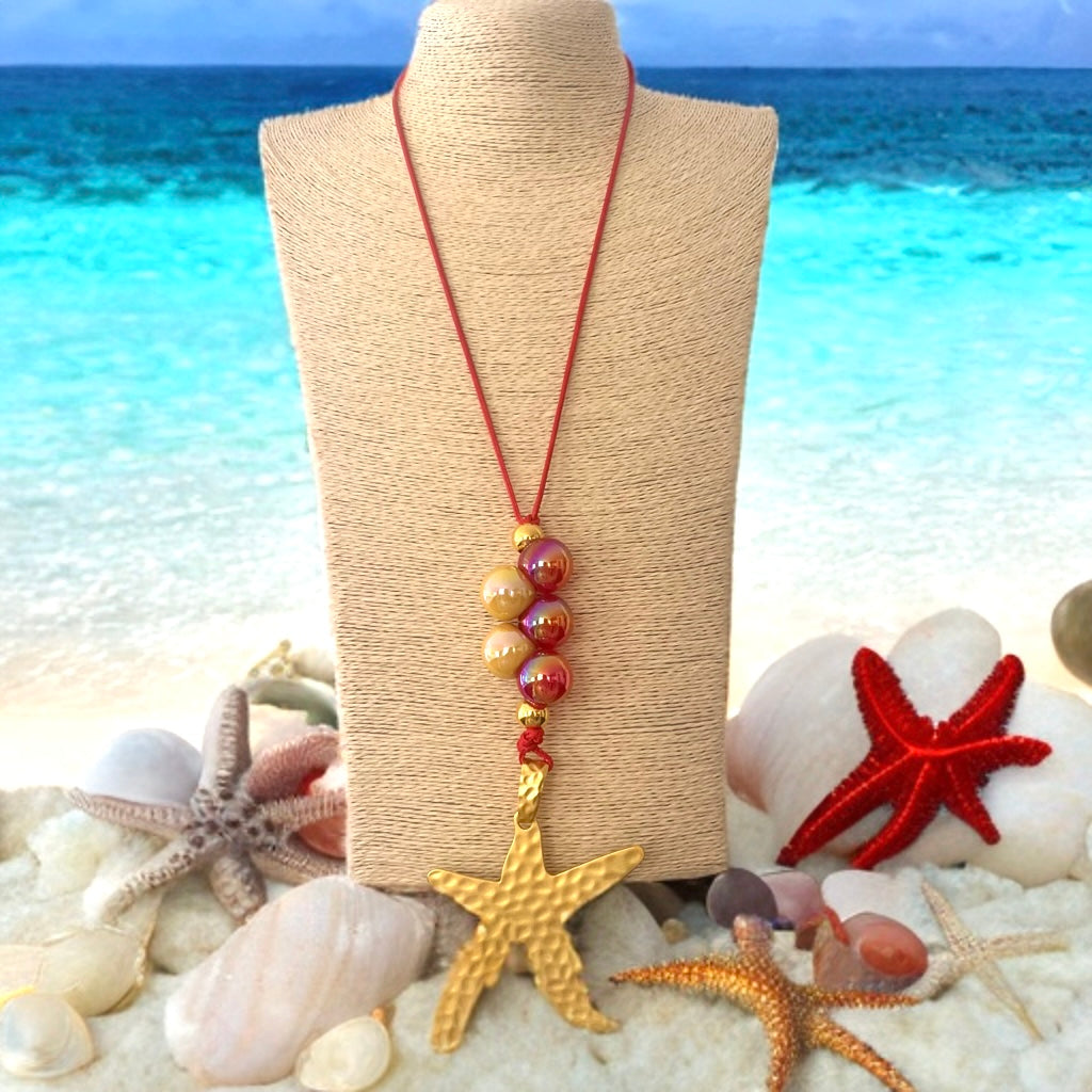 Red and Gold Sea Star