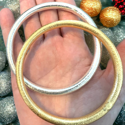 Silver and Gold Bangles Set