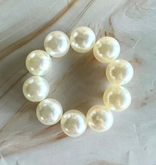 White Chunky Bracelet